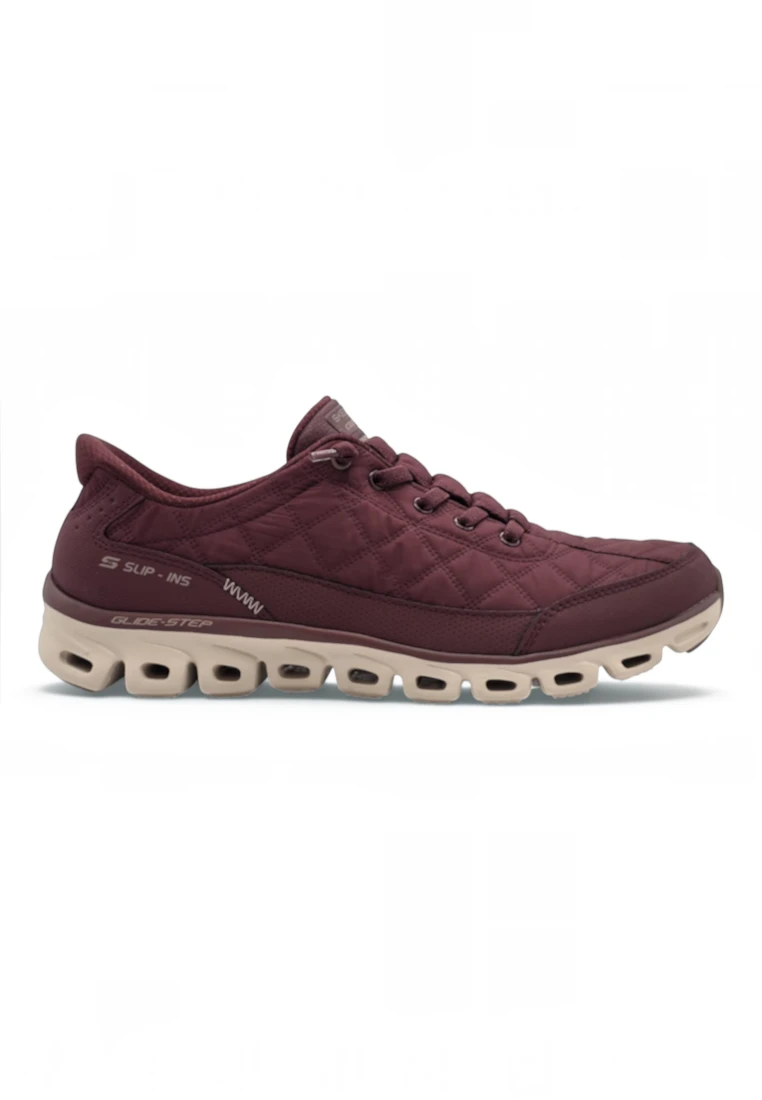 Glide step Skechers mod. 104556 de Lona en burdeos