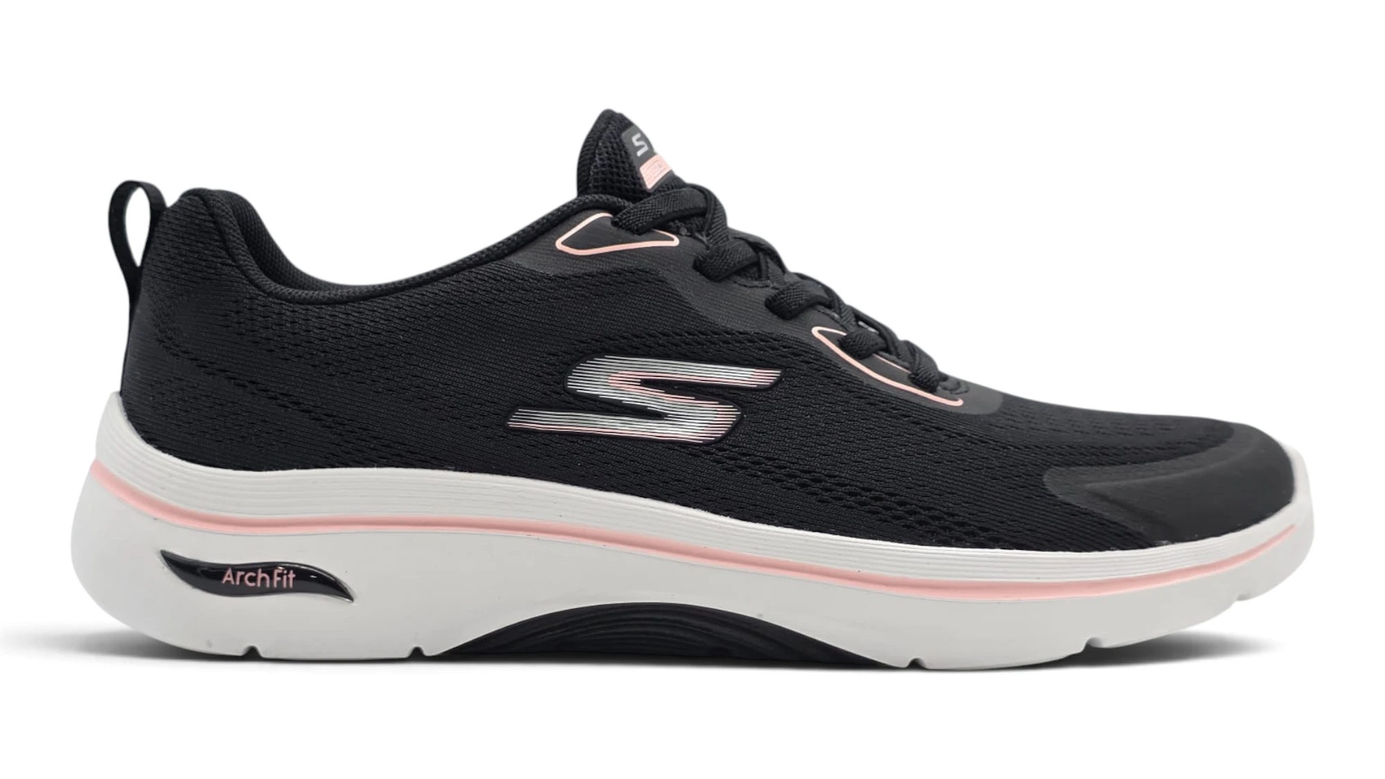 Go walk arch fit Skechers mod. 125346 de Malla Técnica en negro