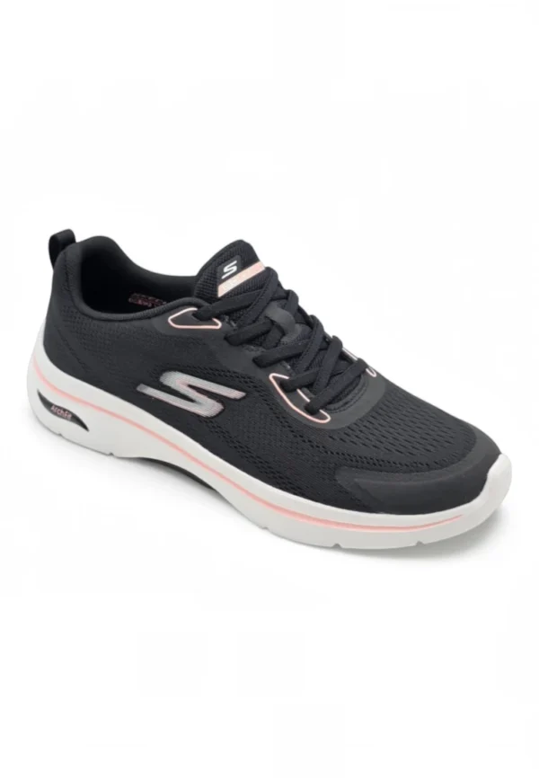 Go walk arch fit Skechers mod. 125346 de Malla Técnica en negro - Imagen 2