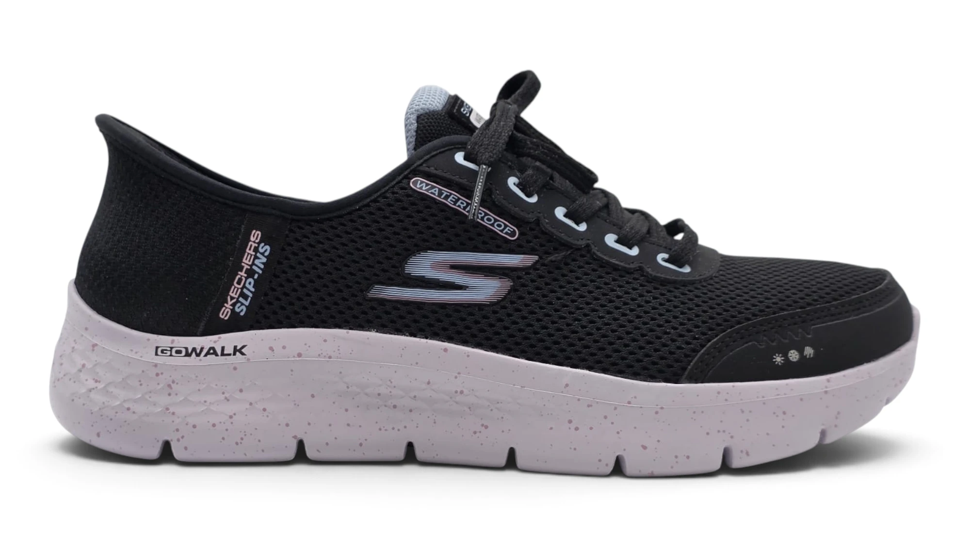 Go walk flex impermeable Skechers mod. 124846 de Malla Técnica en negro