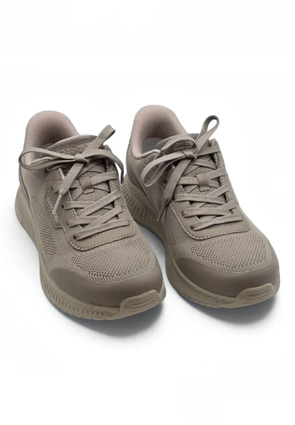 Bobs squad waterproof Skechers mod. 117744 de Malla Técnica en taupe - Imagen 5