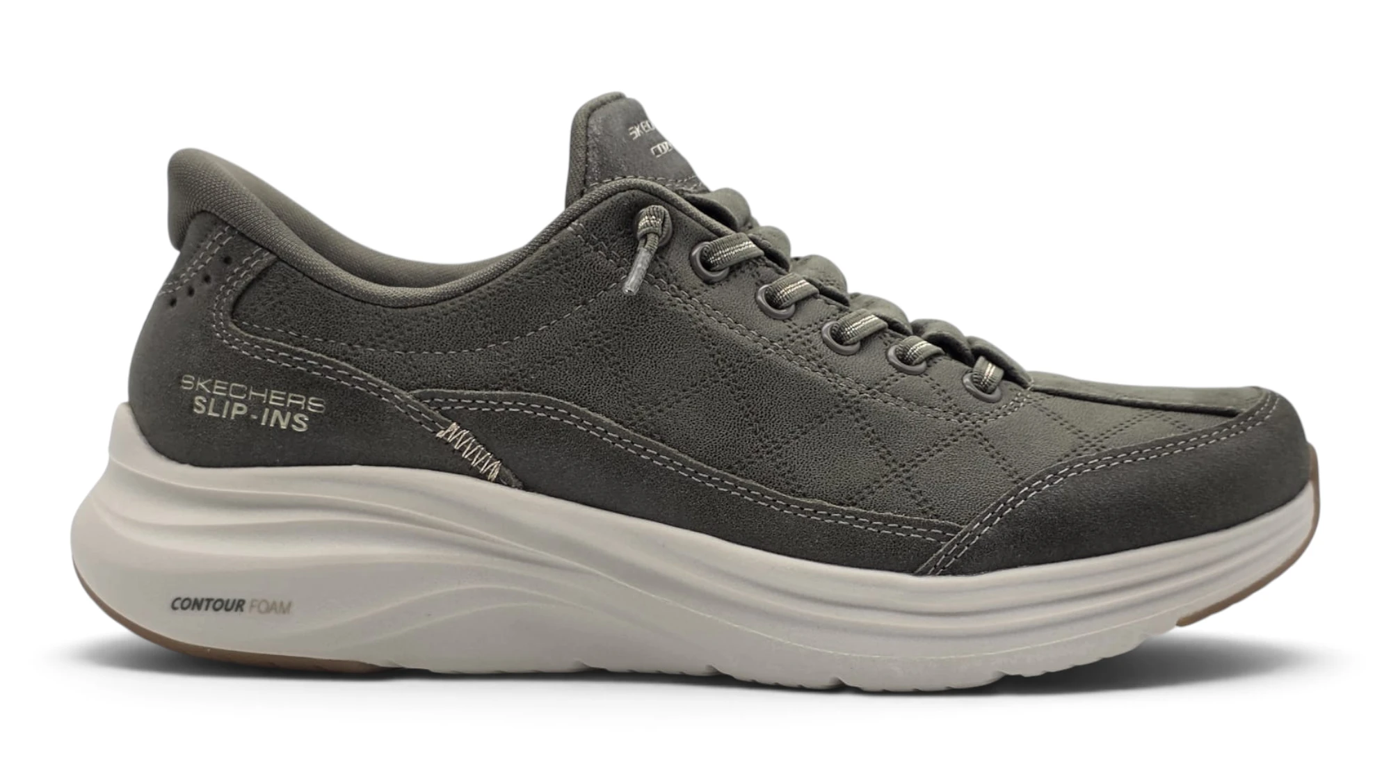 Contour foam Skechers mod. 150507 de Microfibra en verde oscuro