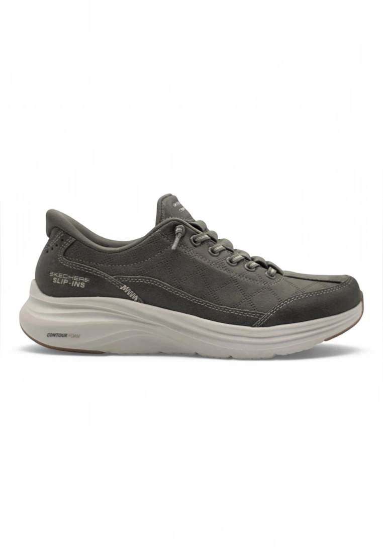 Contour foam Skechers mod. 150507 de Microfibra en verde oscuro