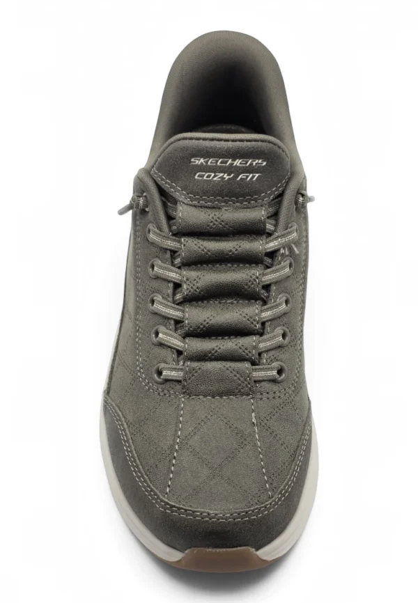Contour foam Skechers mod. 150507 de Microfibra en verde oscuro - Imagen 4