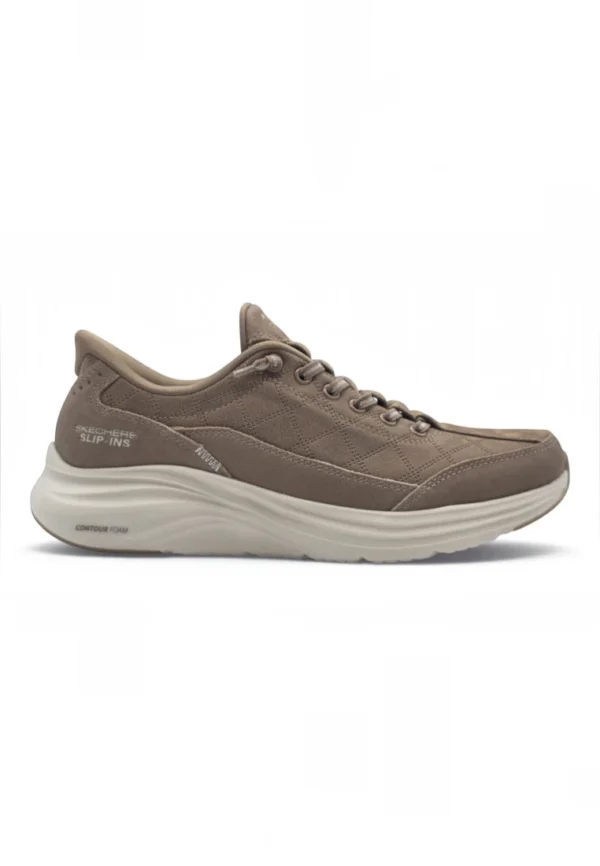 Contour foam Skechers mod. 150507 de Microfibra en castaño