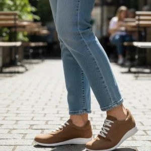 Deportivas barefoot Calzados Reno mod. 260991 de Ante en cuero