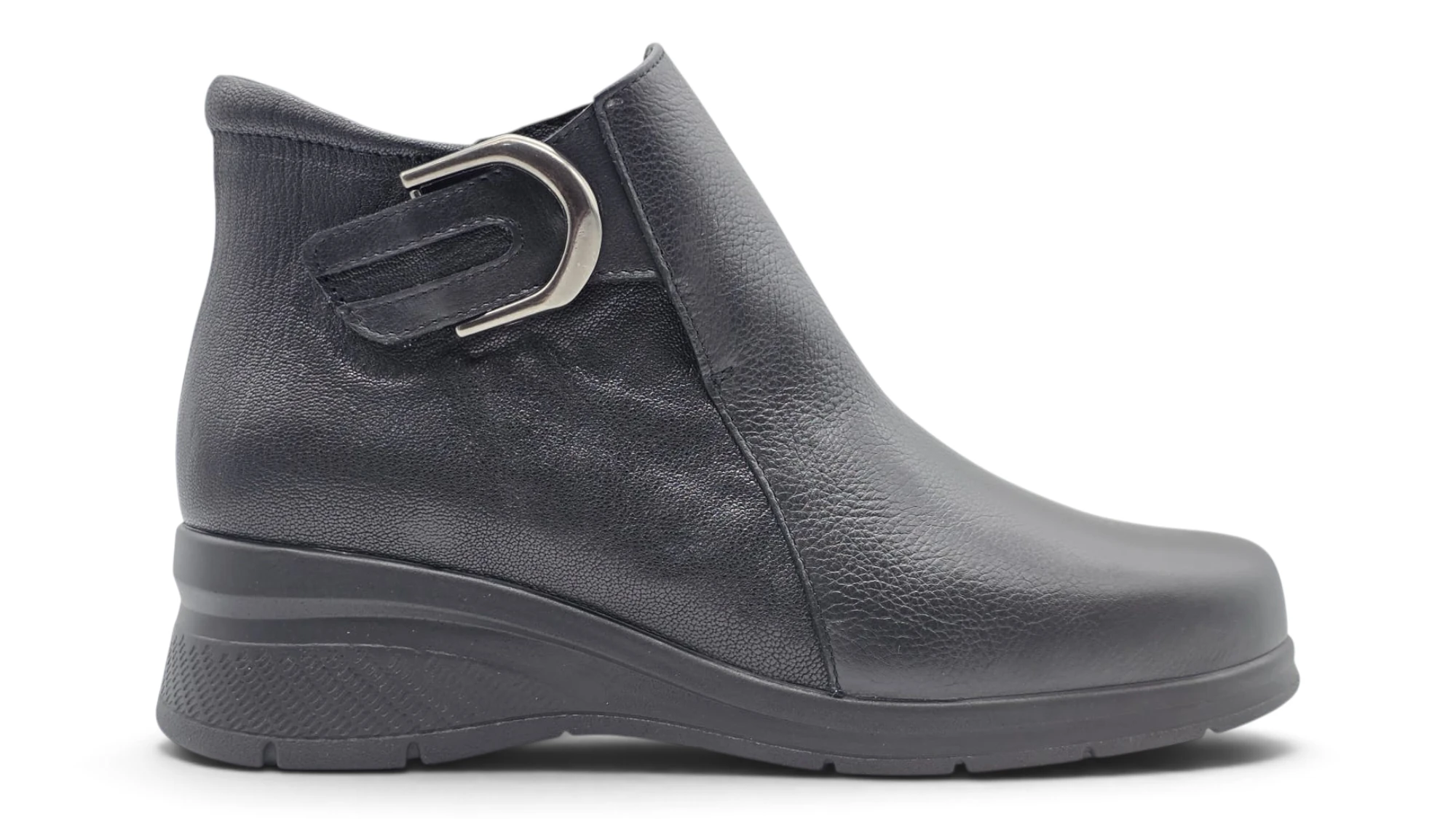 Botín extra confort Calzados Reno mod. 1395 de Piel en negro