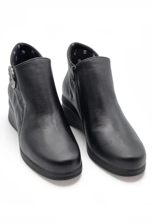 Botín extra confort Calzados Reno mod. 1395 de Piel en negro - Imagen 5