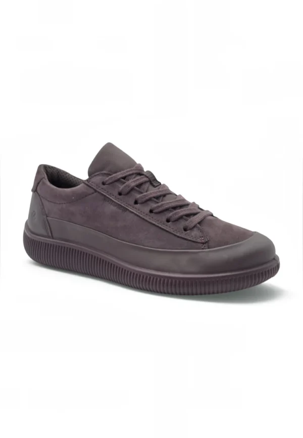 Deportivo barefoot Ecco mod. 220283 de Piel en burdeos - Imagen 2