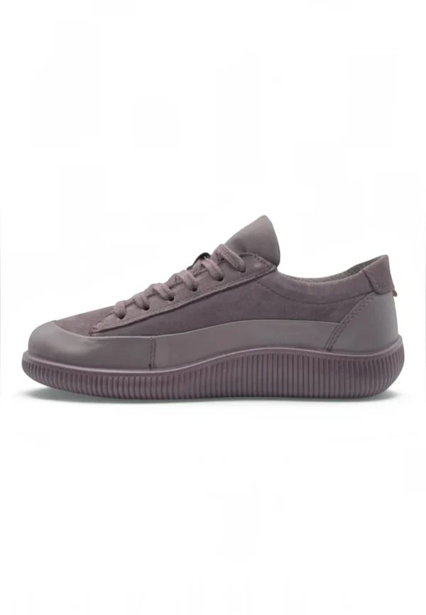 Deportivo barefoot Ecco mod. 220283 de Piel en burdeos - Imagen 3