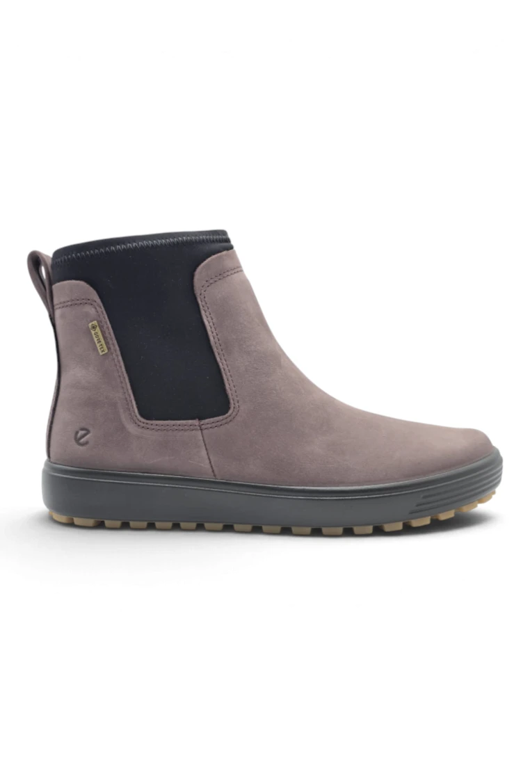Botín gore-tex Ecco mod. 220283 de Piel en burdeos