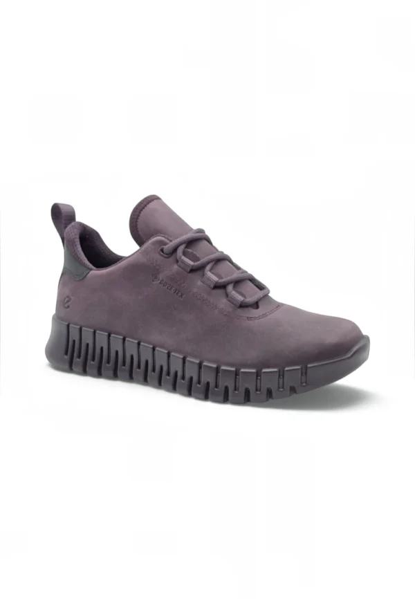 Deportivo goretex Ecco mod. 218233 de Piel en burdeos - Imagen 2