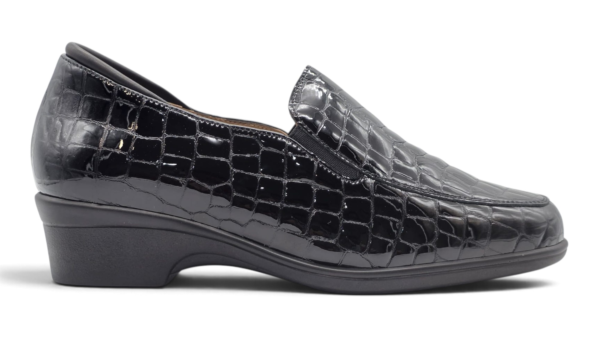 Mocasin confort Calzados Reno mod. 265610 de Charol en negro
