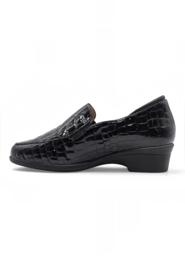 Mocasin confort Calzados Reno mod. 265610 de Charol en negro - Imagen 8