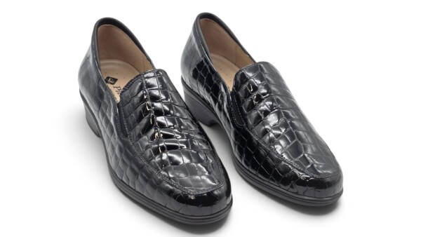 Mocasin confort Calzados Reno mod. 265610 de Charol en negro - Imagen 5