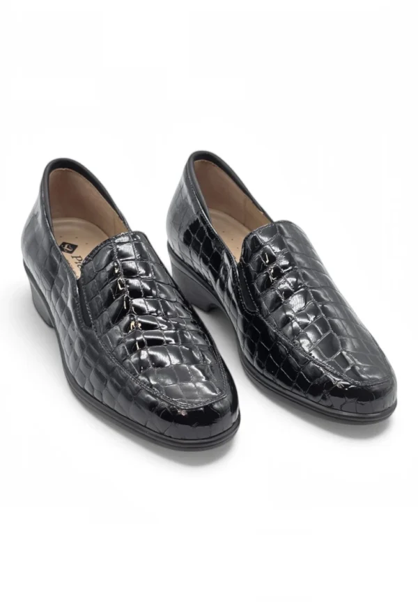 Mocasin confort Calzados Reno mod. 265610 de Charol en negro - Imagen 10