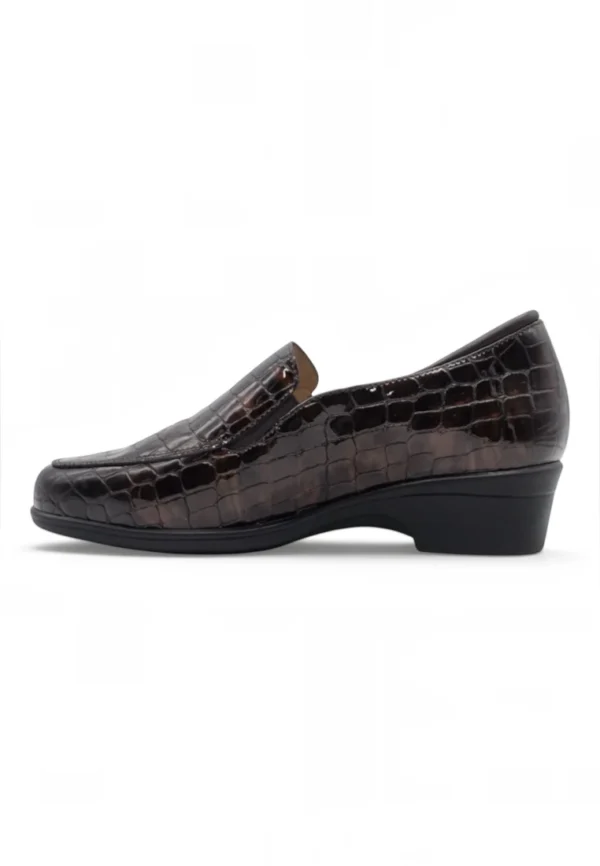 Mocasin confort Calzados Reno mod. 265610 de Charol en marron - Imagen 3