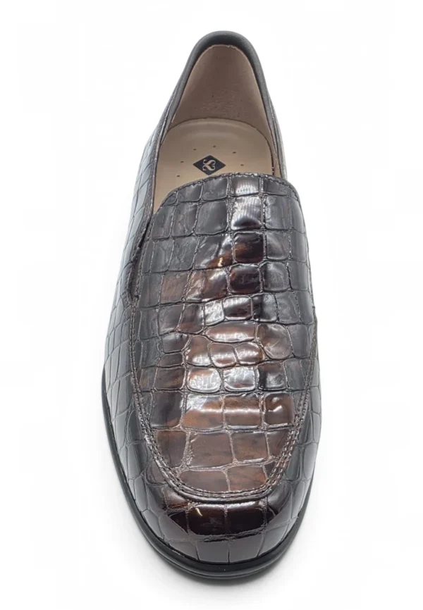 Mocasin confort Calzados Reno mod. 265610 de Charol en marron - Imagen 4