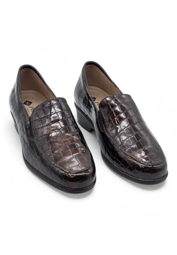 Mocasin confort Calzados Reno mod. 265610 de Charol en marron - Imagen 5