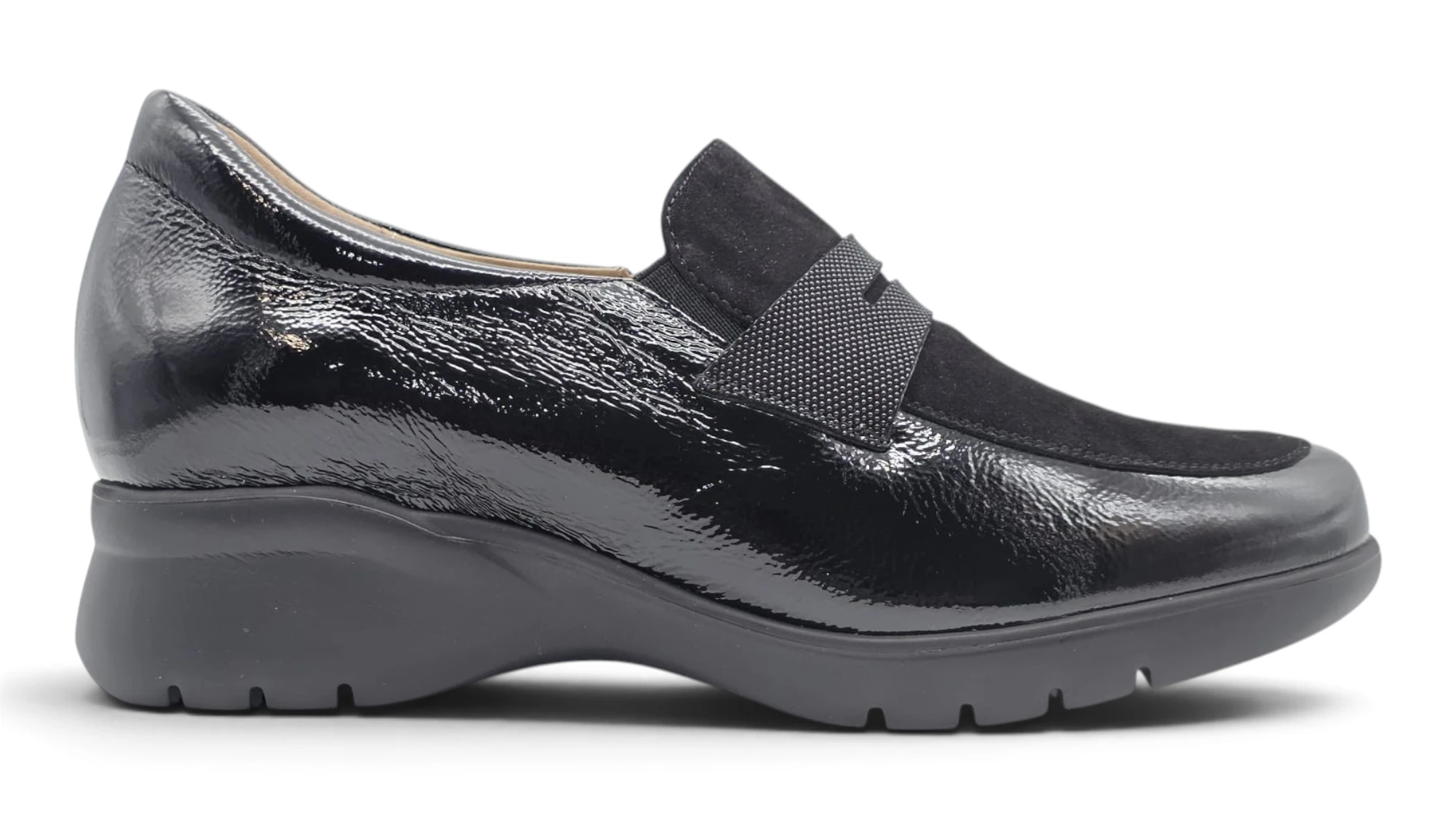 Mocasin confort Calzados Reno mod. 265854 de Charol en negro