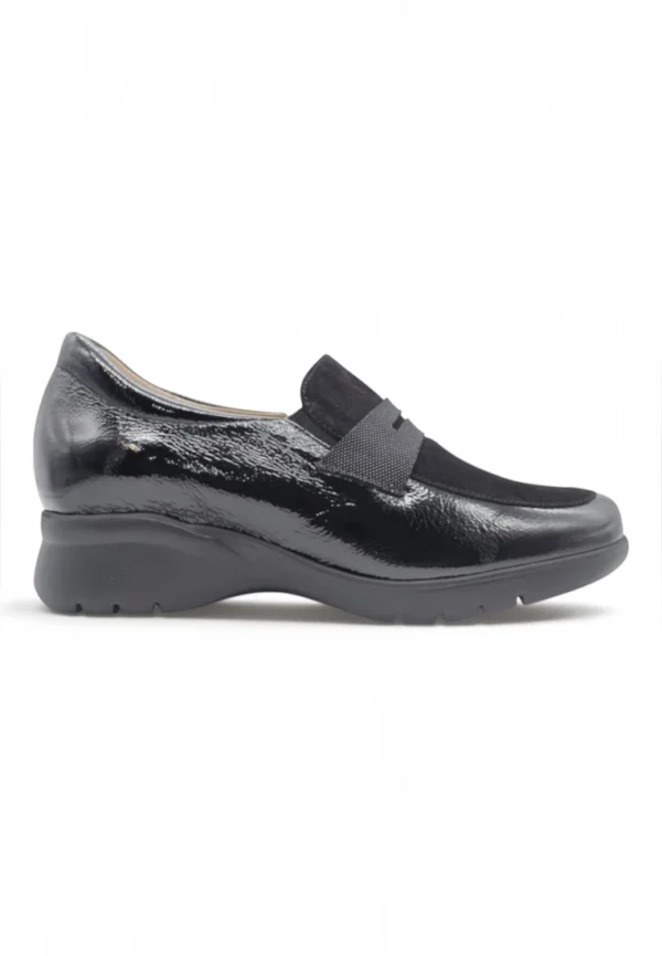 Mocasin confort Calzados Reno mod. 265854 de Charol en negro