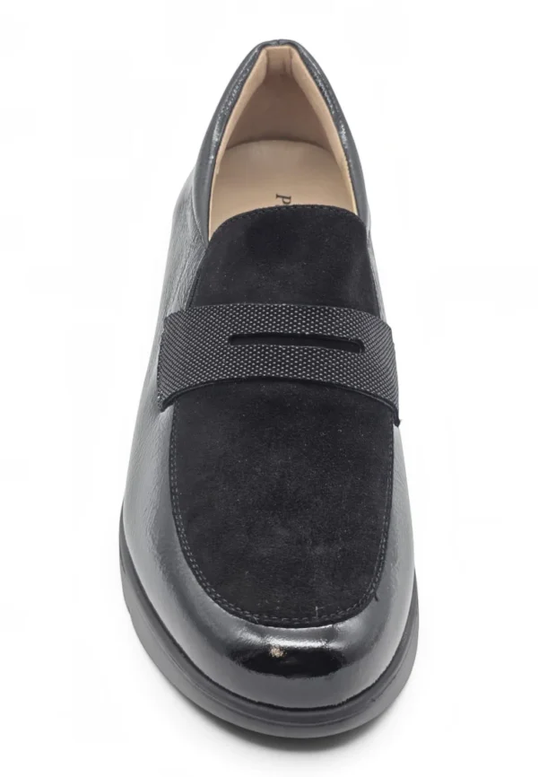 Mocasin confort Calzados Reno mod. 265854 de Charol en negro - Imagen 4