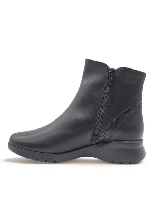 Botin cuña confort Calzados Reno mod. 265873 de Piel en negro - Imagen 3