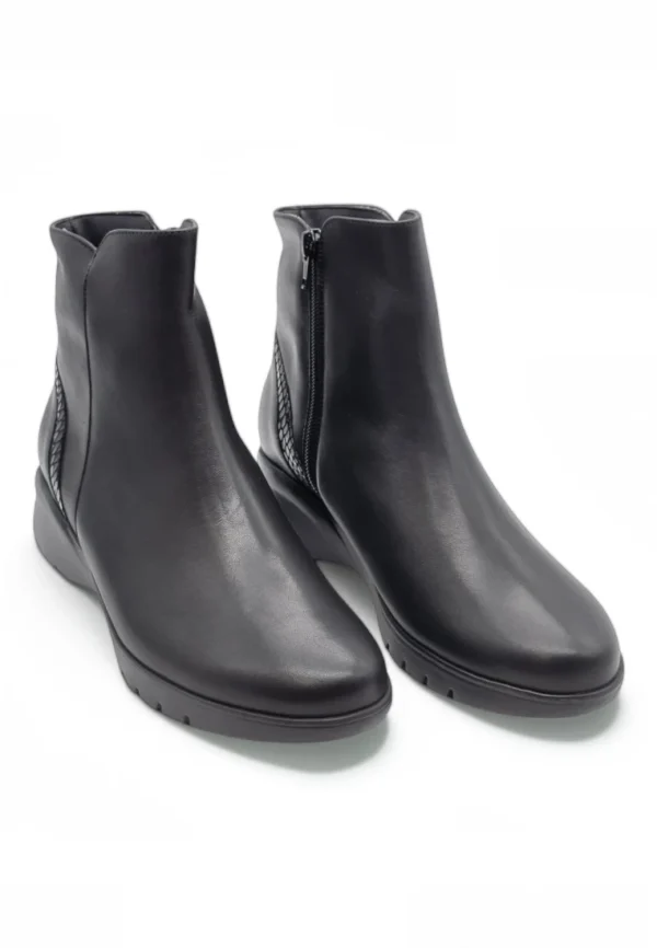 Botin cuña confort Calzados Reno mod. 265873 de Piel en negro - Imagen 5