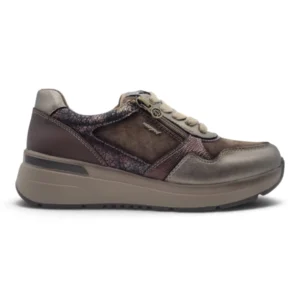 Sneaker waterproof Calzados Reno mod. M4663 de Piel en bronce