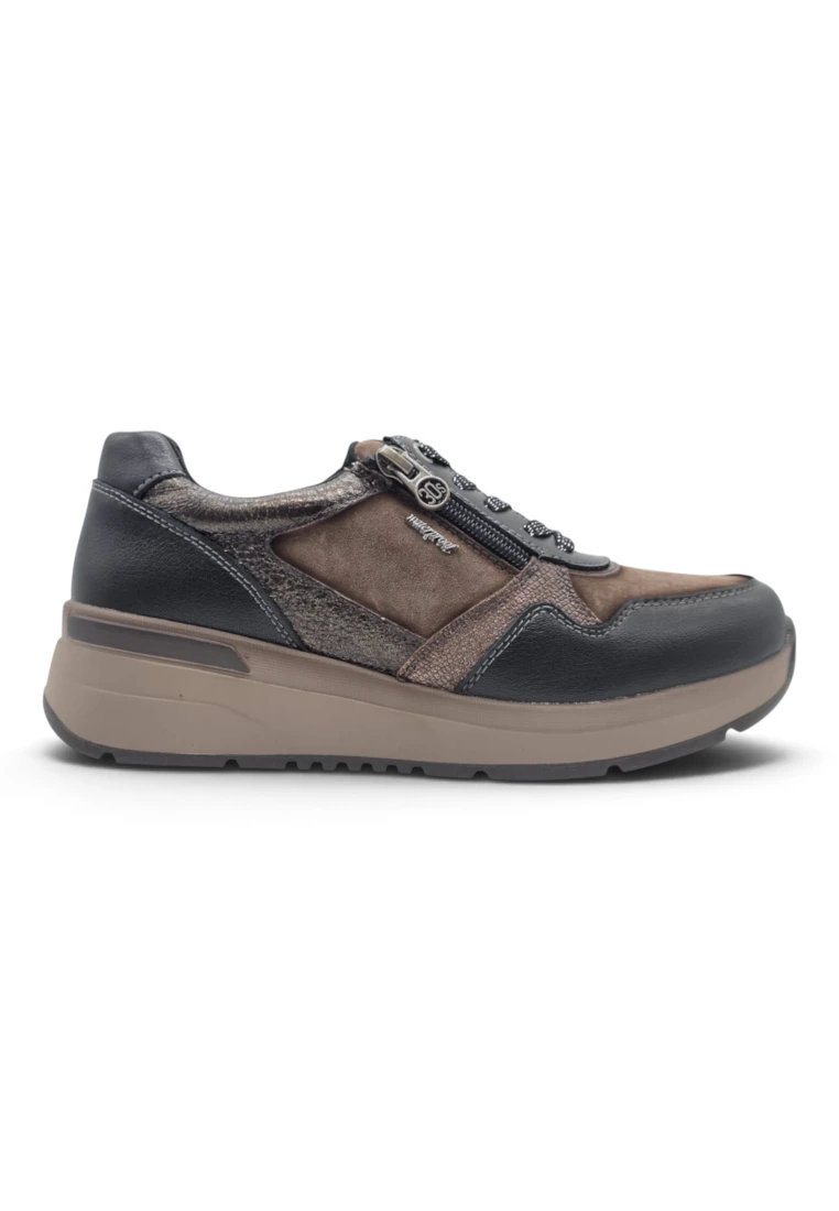 Sneaker waterproof Calzados Reno mod. M4663 de Piel en marron