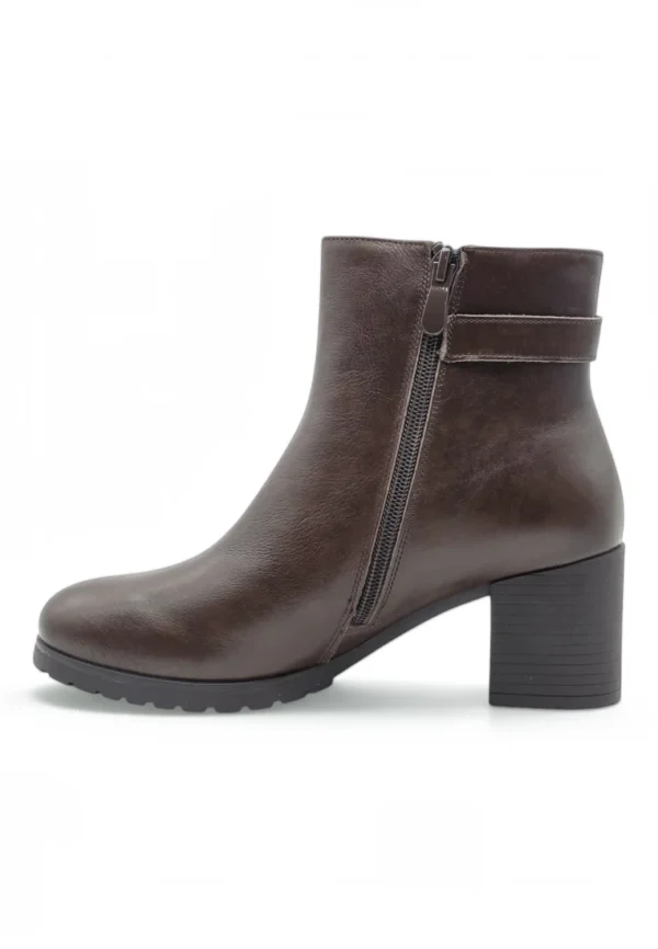Botin tacon Calzados Reno mod. 4624 de Piel en castaño - Imagen 3