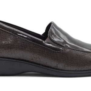 Mocasin confort pala charol Calzados Reno mod. 53590 de Charol en marron