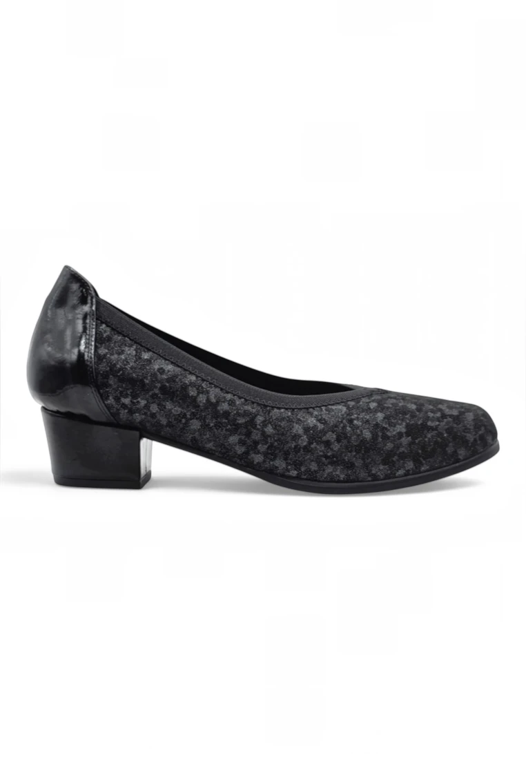 Zapato salón licra Dr. Cutillas mod. 81771 de Licra en negro