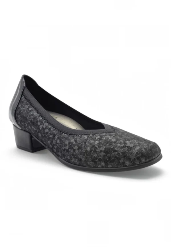 Zapato salón licra Dr. Cutillas mod. 81771 de Licra en negro - Imagen 2