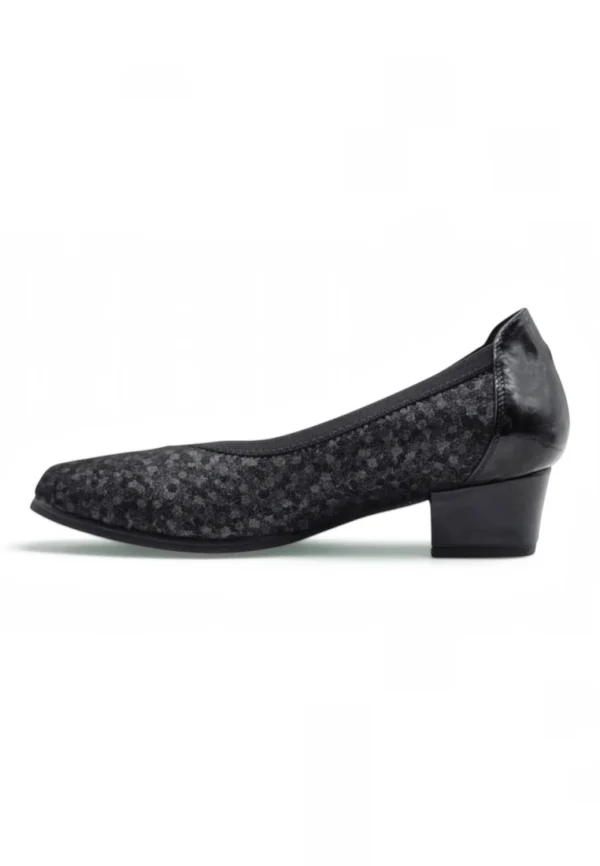 Zapato salón licra Dr. Cutillas mod. 81771 de Licra en negro - Imagen 3
