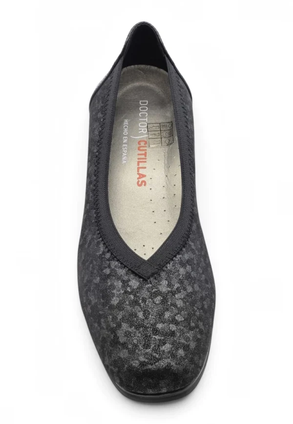 Zapato salón licra Dr. Cutillas mod. 81771 de Licra en negro - Imagen 4