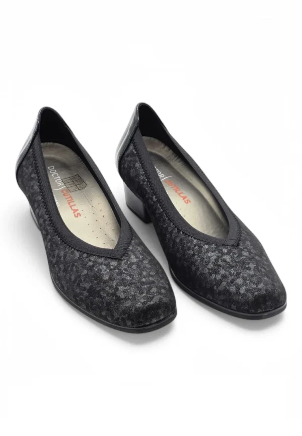 Zapato salón licra Dr. Cutillas mod. 81771 de Licra en negro - Imagen 5