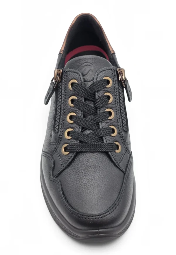 Sneaker ancho Ara mod. 1252604 de Piel en negro - Imagen 4