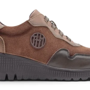 Zapato tipo deportivo Calzados Reno mod. GRANADA-003 de Ante en cuero