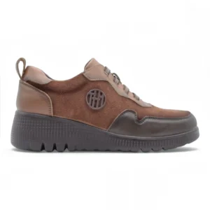 Zapato tipo deportivo Calzados Reno mod. GRANADA-003 de Ante en cuero