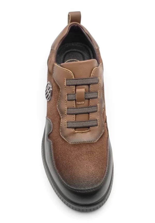 Zapato tipo deportivo Calzados Reno mod. GRANADA-003 de Ante en cuero - Imagen 4