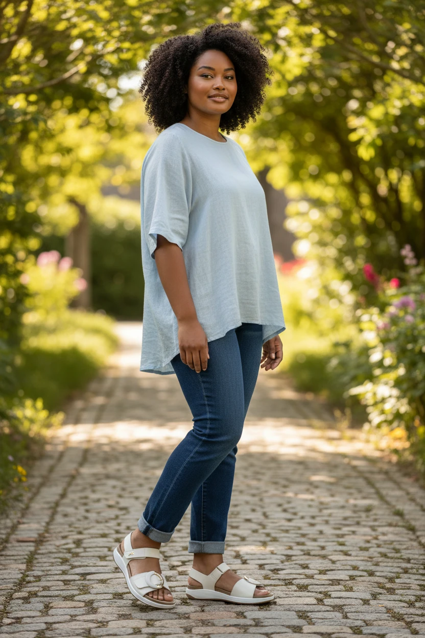 Sandalia tibet raw Fluchos mod. F2521 de Piel en blanco