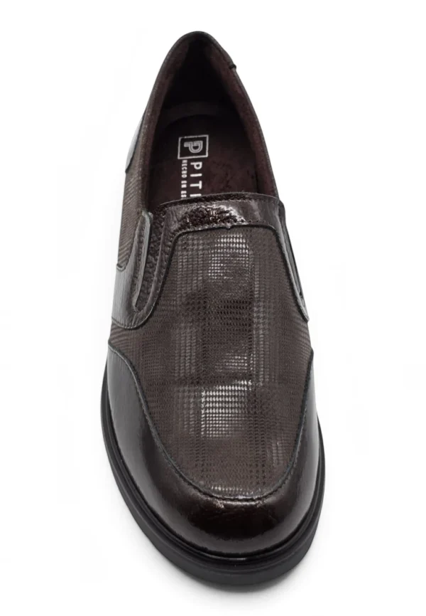 Zapato confort Calzados Reno mod. 11521 de Piel en marron - Imagen 4