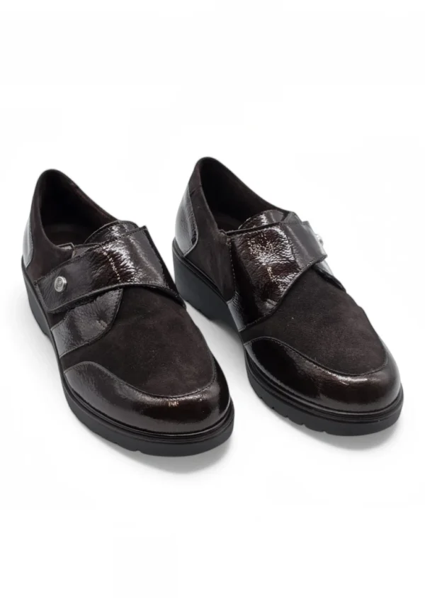 Zapato confort Calzados Reno mod. 11524 de Piel en marron - Imagen 5