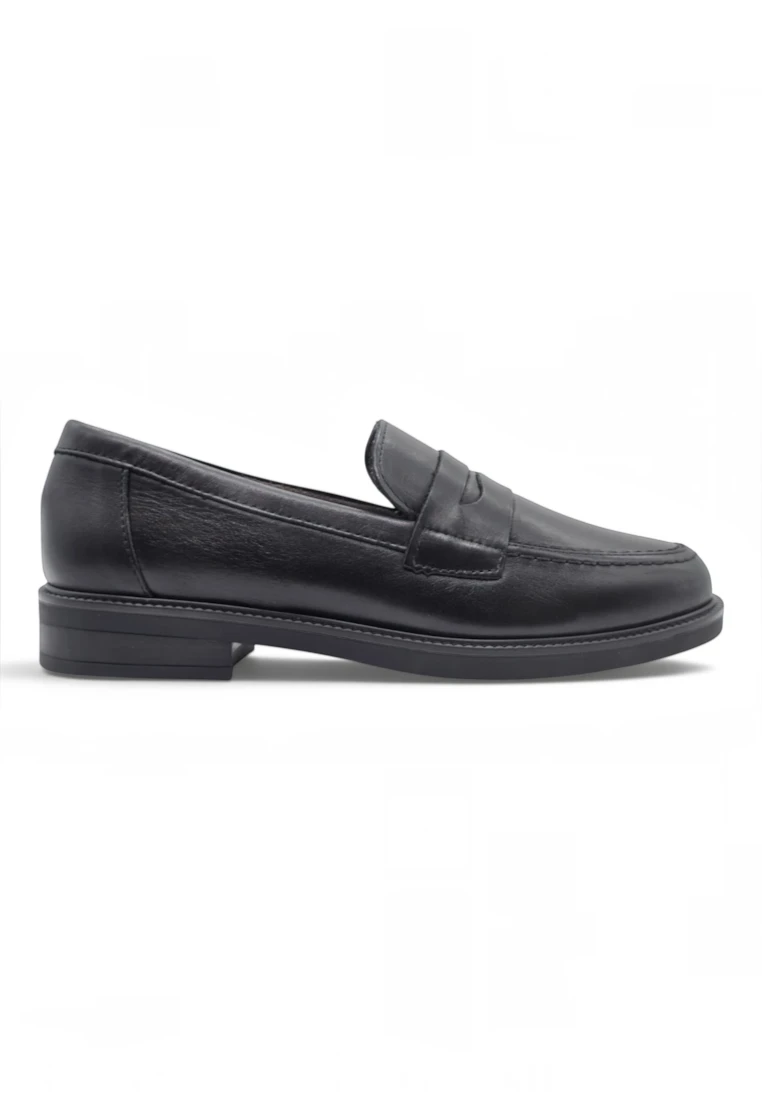 Mocasin basico Calz. Pitillos S.a. mod. 11582 de Piel en negro