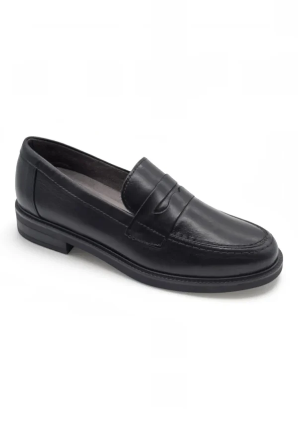 Mocasin basico Calz. Pitillos S.a. mod. 11582 de Piel en negro - Imagen 2