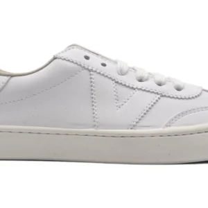 Barefoot logo blanco Victoria mod. 1186102 de Piel en blanco