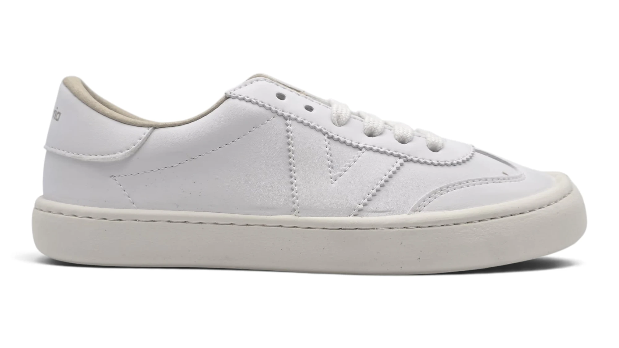 Barefoot logo blanco Victoria mod. 1186102 de Piel en blanco