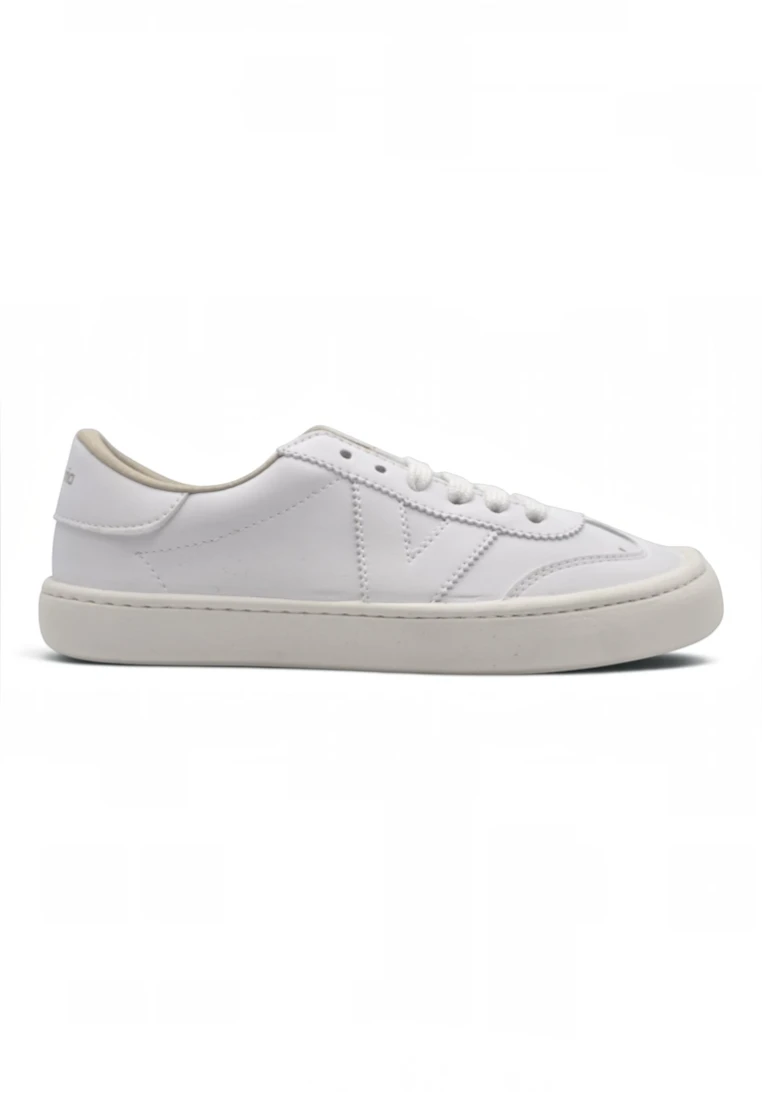 Barefoot logo blanco Victoria mod. 1186102 de Piel en blanco