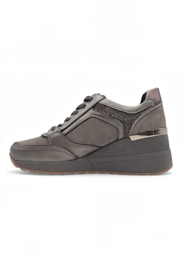 Zapato cuña 6 cm Stonefly mod. 223104 de Piel en gris - Imagen 3